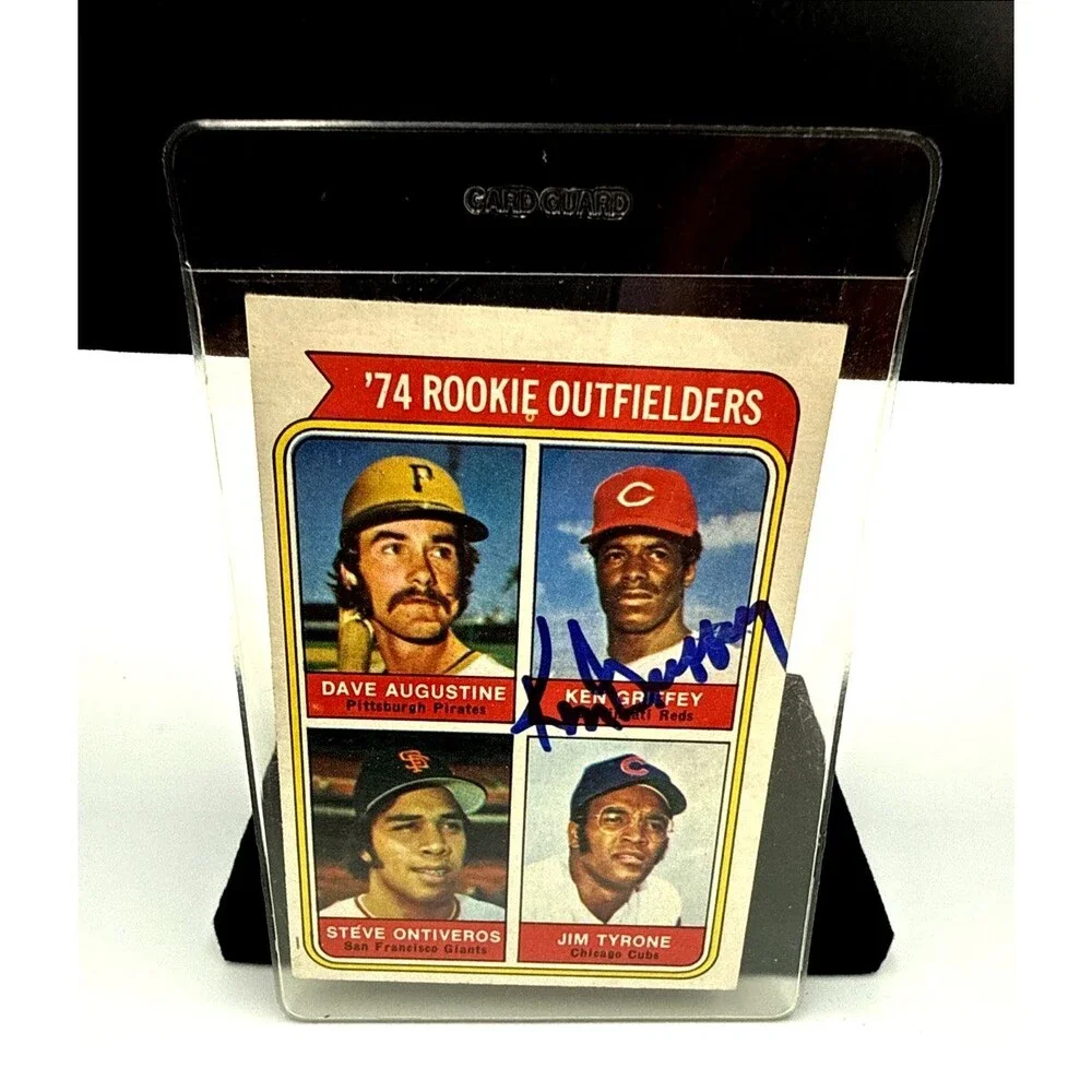 Ken Griffey 1974 Topps #598 Cincinnati Reds Rookie SIGNED Autographed No COA